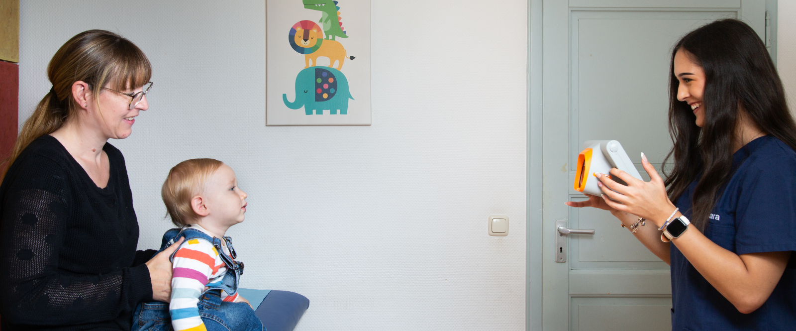 Amblyopie-Screening mit dem Vision Screener in der Praxis Kind & Herz